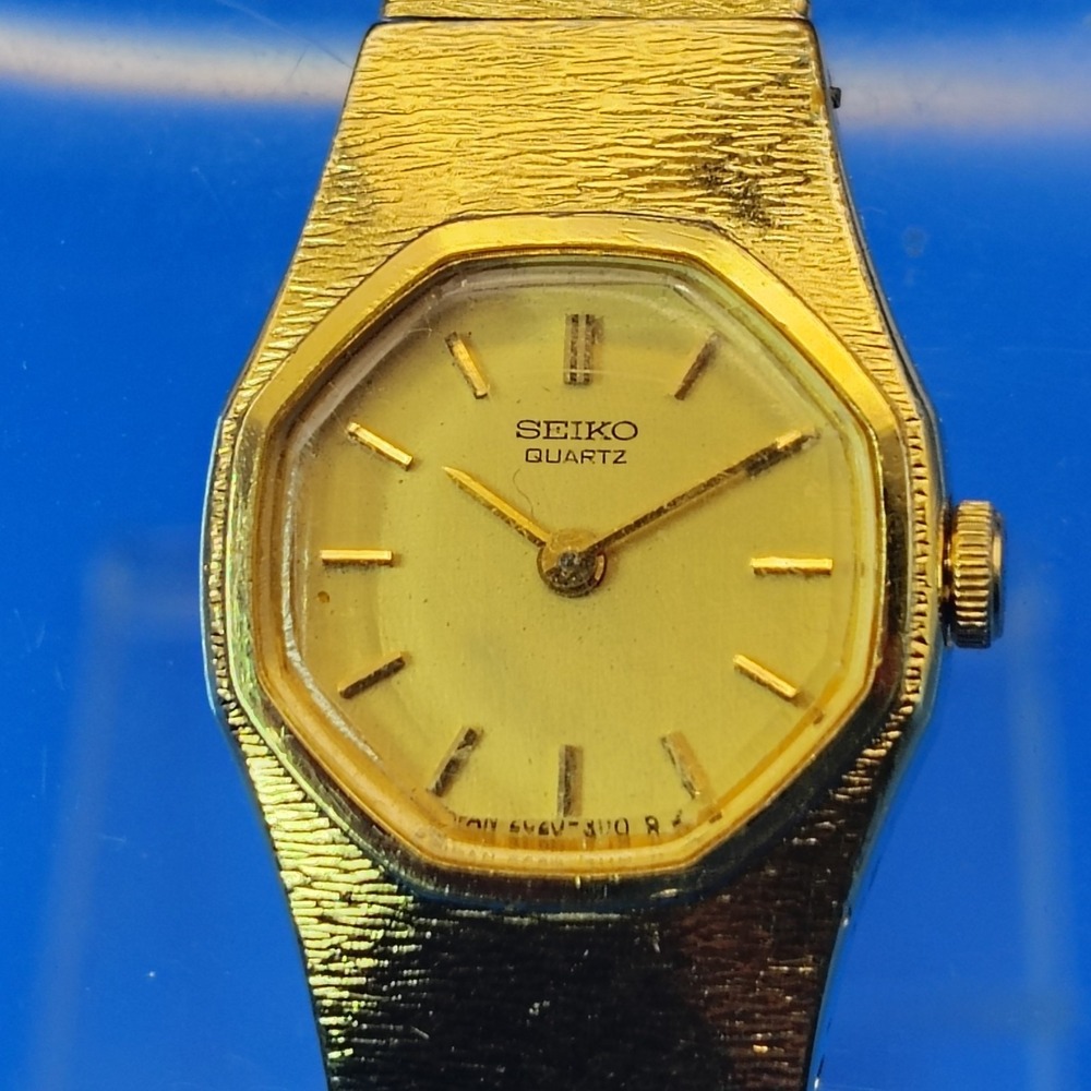 Vintage 1985 Seiko Classic 23mm Women's Quartz Cocktail Watch Fully Restored